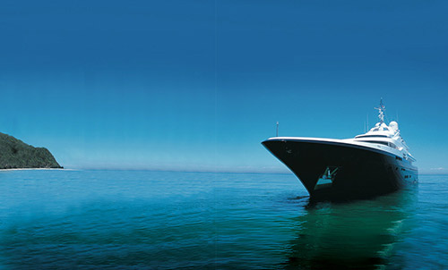 Luxury motor yacht