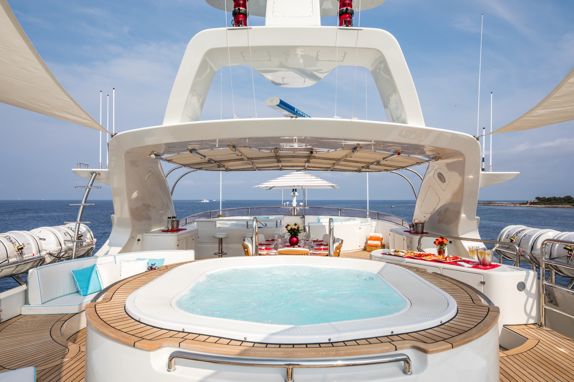 Blue Vision Yacht Charter Benetti Luxury M Y Blue Vision Yacht 5