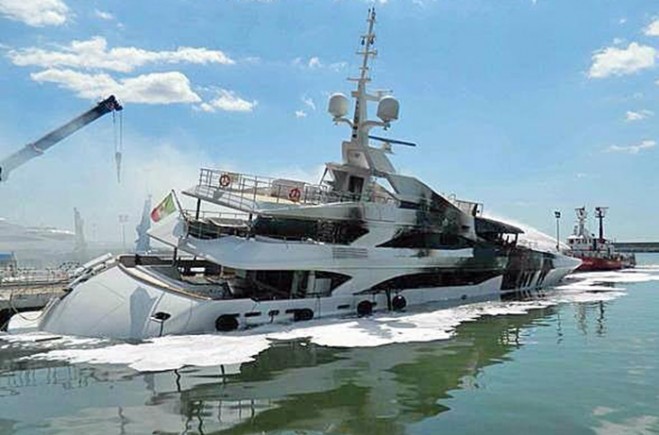 benetti yacht sinking