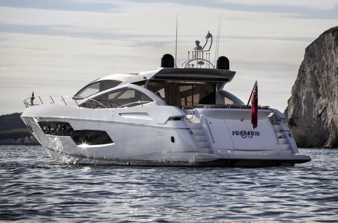CARTE BLANCHE - Sunseeker Predator 80 - Exhibiting at the 2016 Cannes Yachting Festival