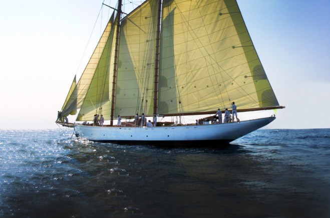 Classic Yacht DORIANA at the Monaco Yacht Show