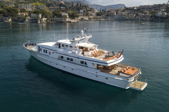 37m Ferronavale FIORENTE at the Monaco Yacht Show