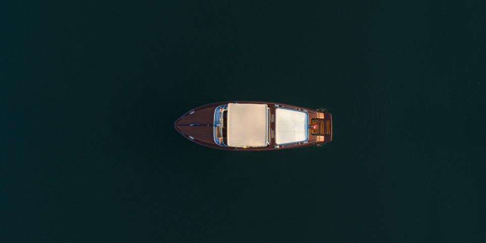 wooden yacht tender