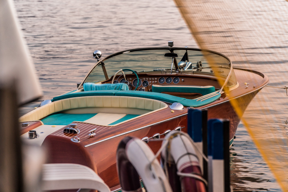 wooden yacht tender